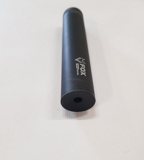 Fox 100 1/2 UNF   /  4,5mm - 5,5mm /   Airgun Silencer Hi Power COMPACT / 13cm-2601-a